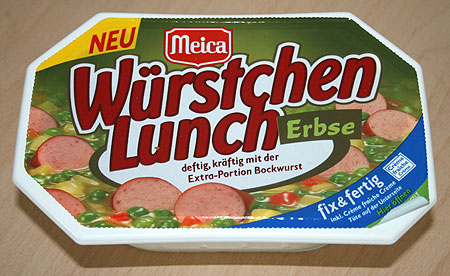 Test Meica Würstchen Lunch Erbse [01.04.2007]