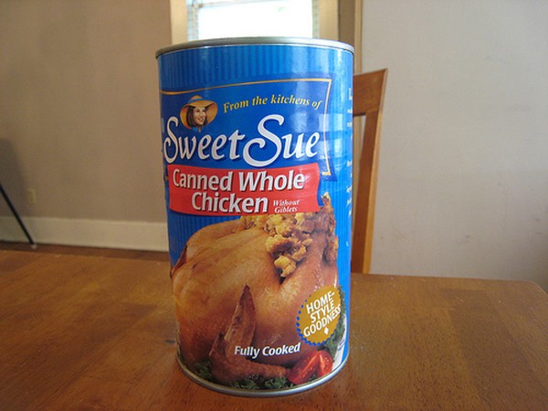 Canned whole Chicken