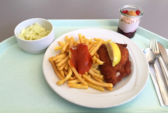 Cordon bleu mit Pommes Frites & Zitronenecke [20.08.2015]