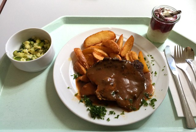 Pfeffersteak vom Schweinenacken mit Wedge Potatoes [25.08.2015]