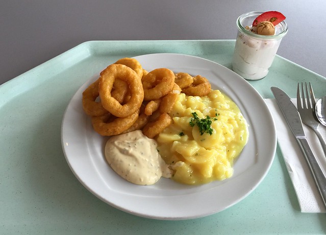 Gebackene Calamari mit Kartoffelsalat & Remoulade [18.09.2015]