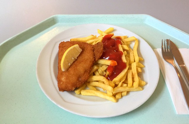 Cordon Bleu vom Schwein mit Pommes Frites & Zitronenecke [22.10.2015]