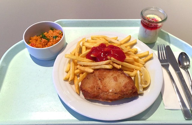 Cordon bleu vom Schwein mit Pommes Frites [19.11.2015]