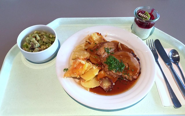 Putenrollbraten in Sherrysauce mit Kartoffelgratin [08.12.2015]