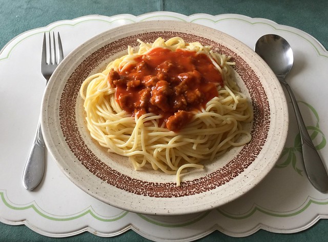 Spaghetti mit Hackfleisch-Tomatensauce [21.12.2015]