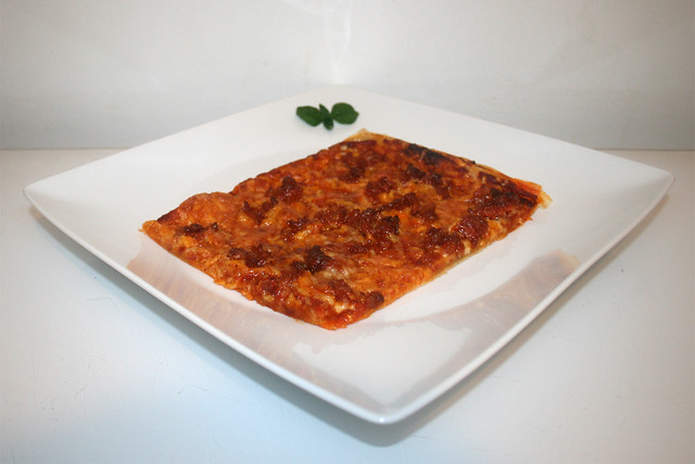 Blätterteig-Pizza mit Chorizo [25.05.2020]