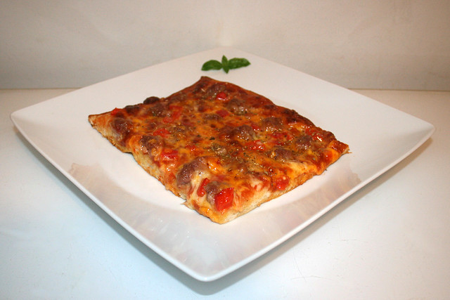 Pizza salsiccia y paprica [29.06.2022]